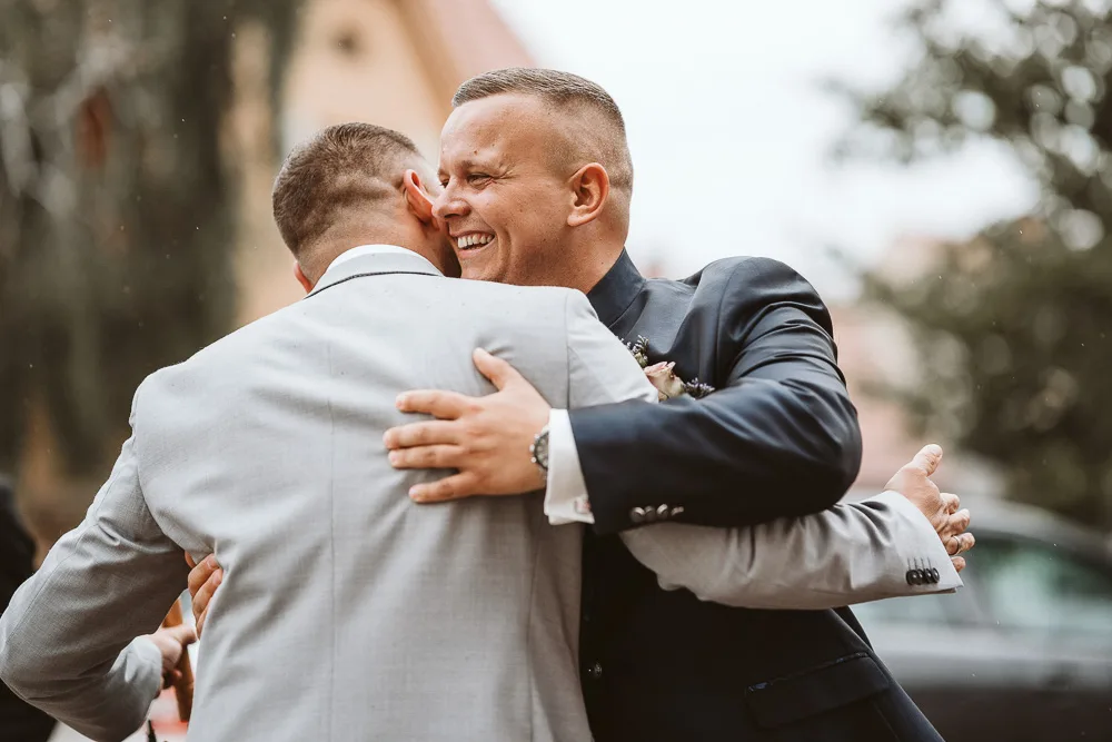 Begrüßung Bräutigam